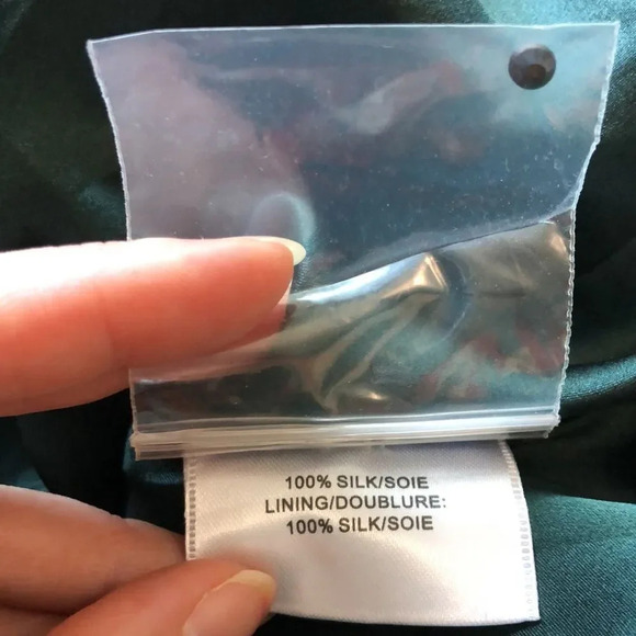 Haute Hippie Green Silk Strapless Rhinestone Detail Empire Waist Dress Size S - Picture 6 of 12